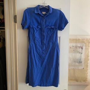 J. Crew Indigo Chore Dress